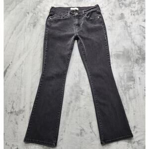 Levi's Jeans Womens 8 Faded Black 515 Mid Rise Boot Cut Stretch Denim Western
